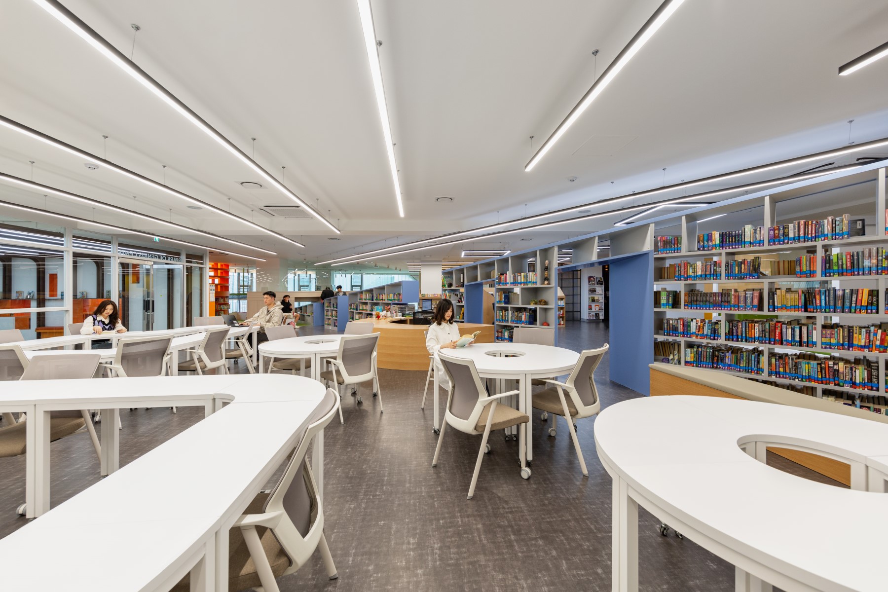Dwight Library modular furniture